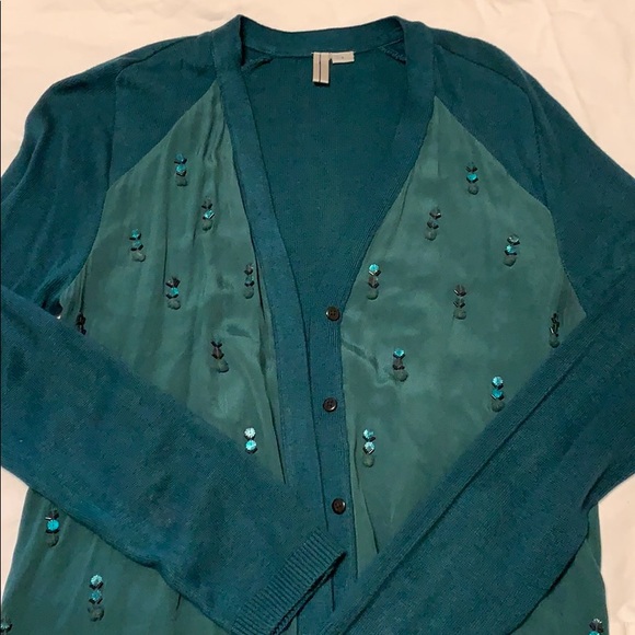 Blink London SM Teal ButtonUp Cardigan - Picture 1 of 3